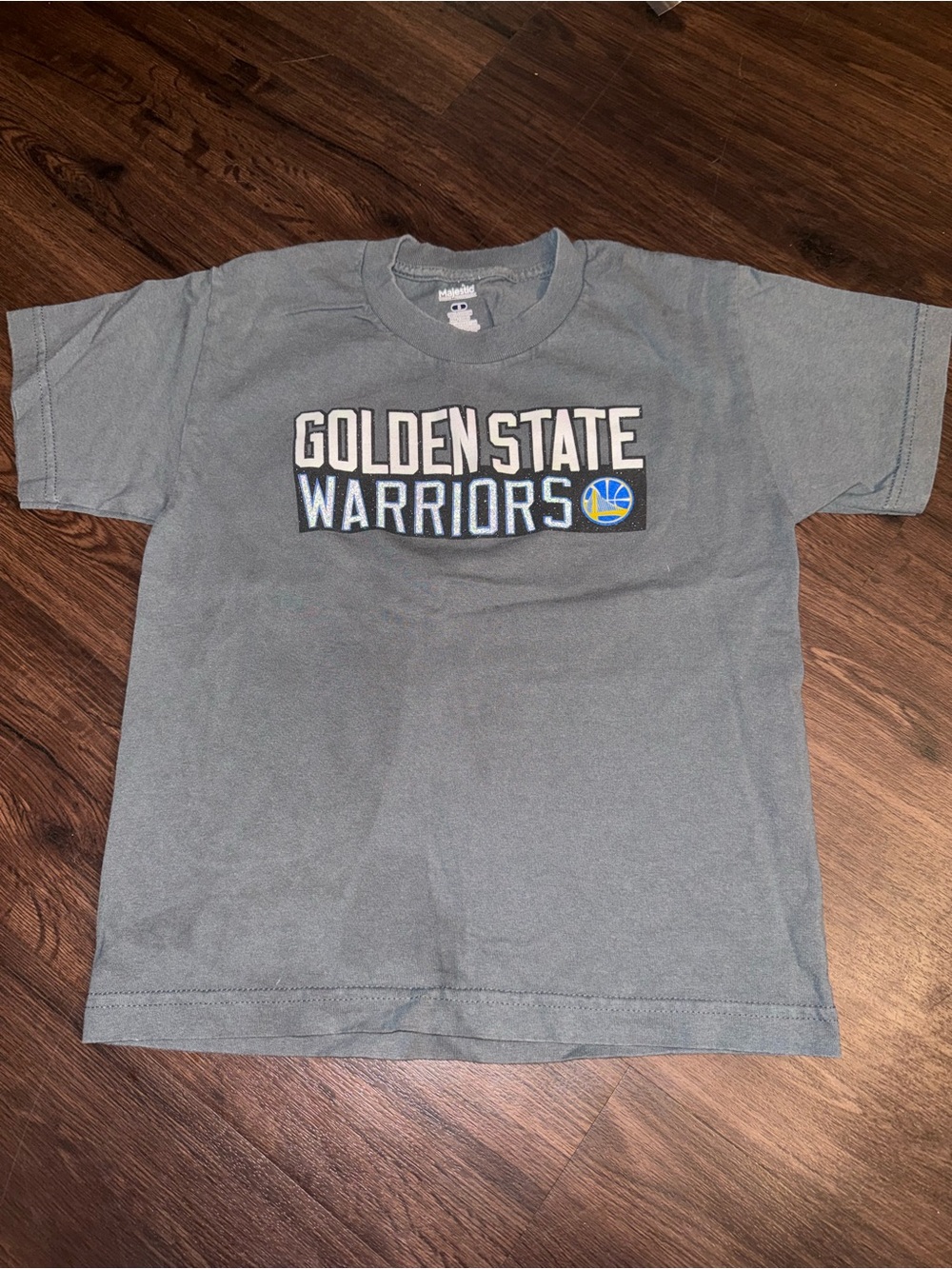 Majestic Golden State Warriors Stephen Curry #30 Youth Small Gray Graphic
